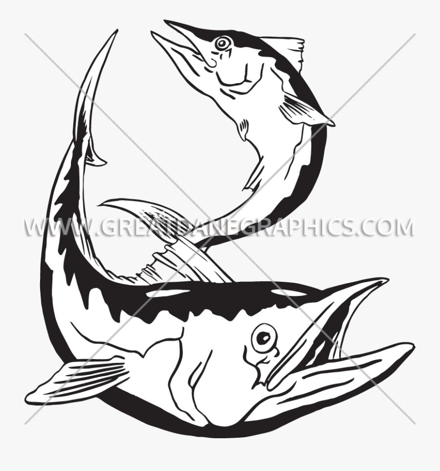 Marlin Clipart Line - Illustration, Transparent Clipart