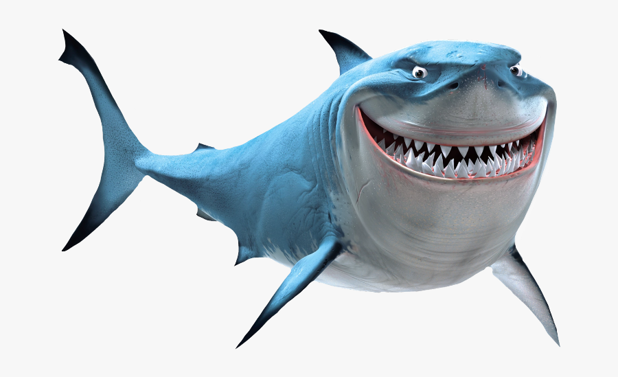 Bruce Great White Shark Marlin - Finding Nemo Bruce Png, Transparent Clipart