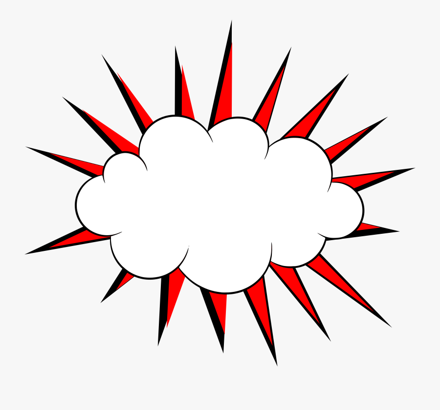 Transparent Cloud Clipart Comic Book - Cloud Comics Clipart Png, Transparent Clipart