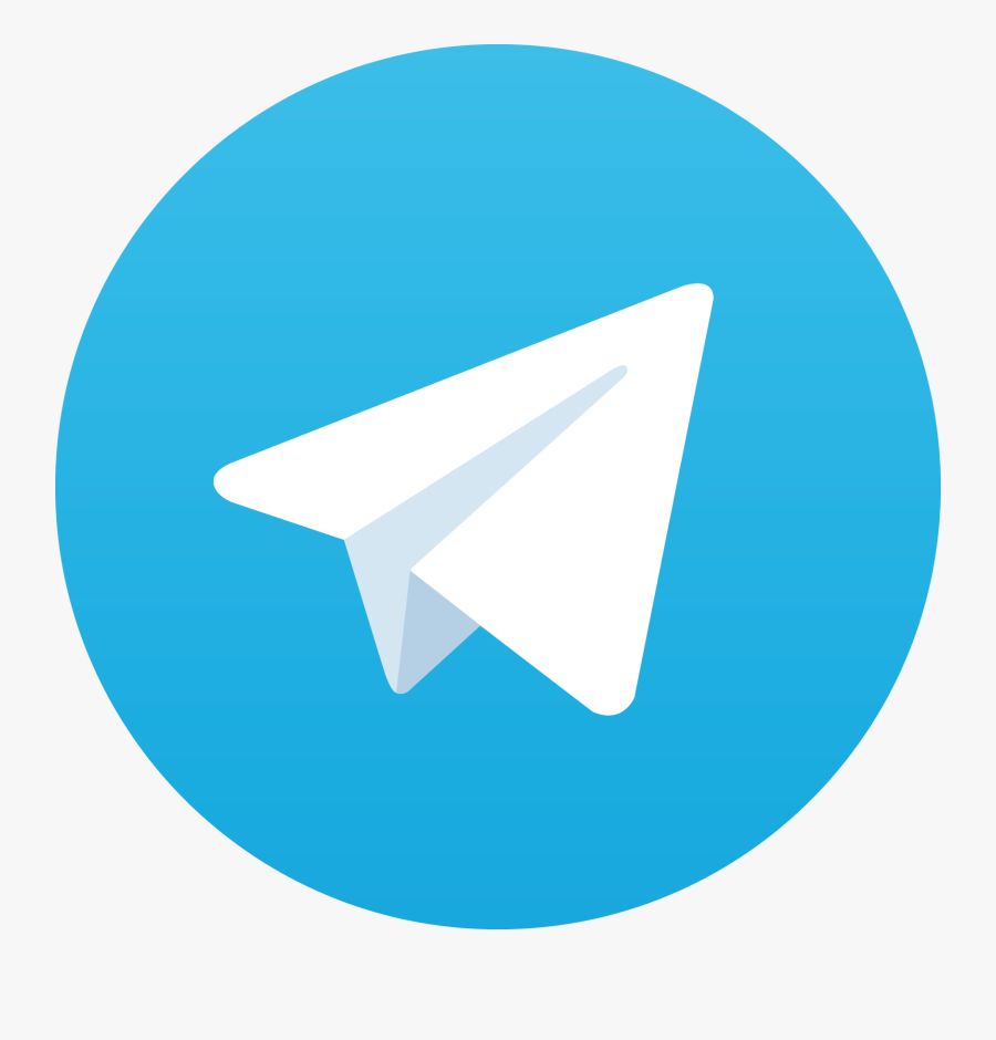 Telegram Clipart - Twitter Icon Round Png, Transparent Clipart