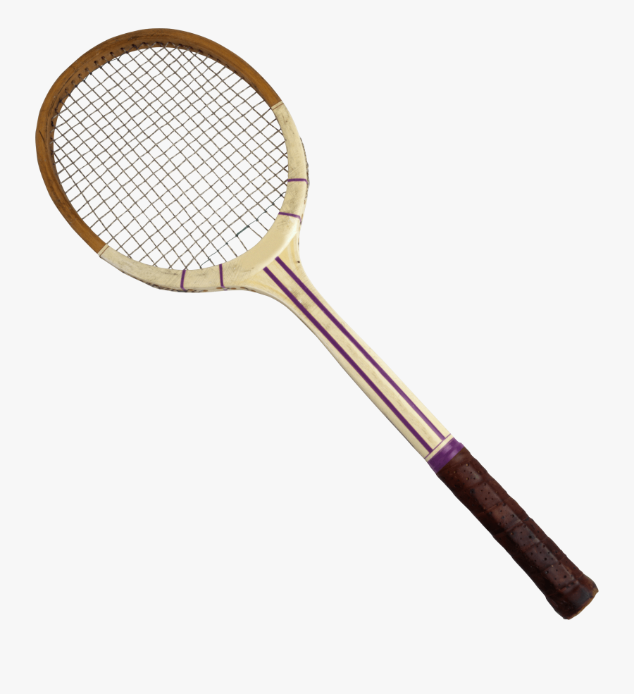 Badminton Racket Vintage - Badminton Racket Transparent Background, Transparent Clipart