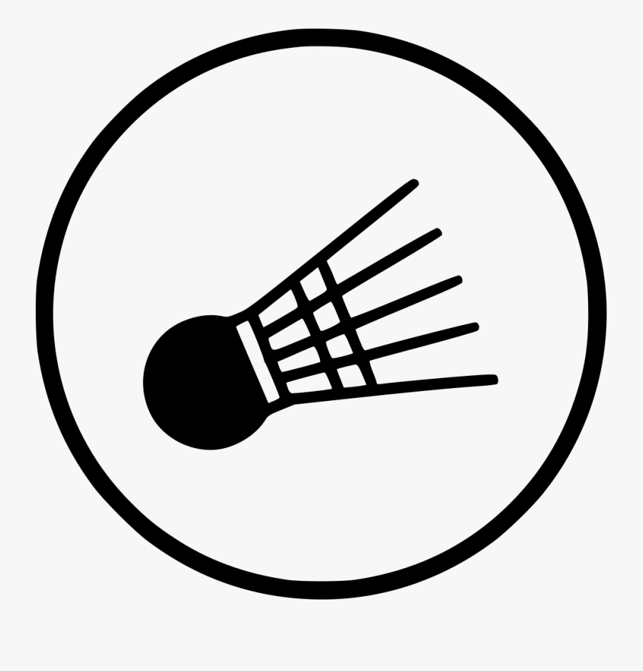 Transparent Badminton Clipart - Icon Badminton Circle, Transparent Clipart