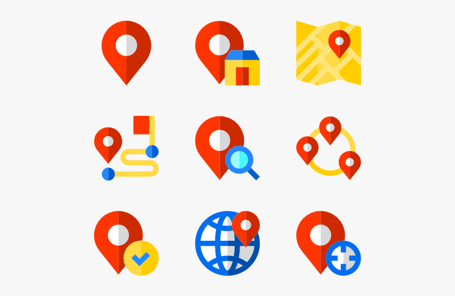 Clip Art Location Icon Vector - Share Location Icon Png, Transparent Clipart