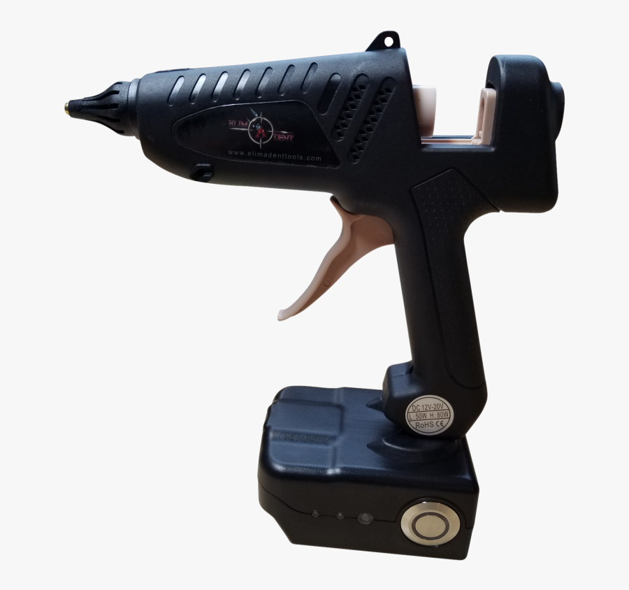 Handheld Power Drill - Milwaukee Cordless Hot Glue Gun, Transparent Clipart