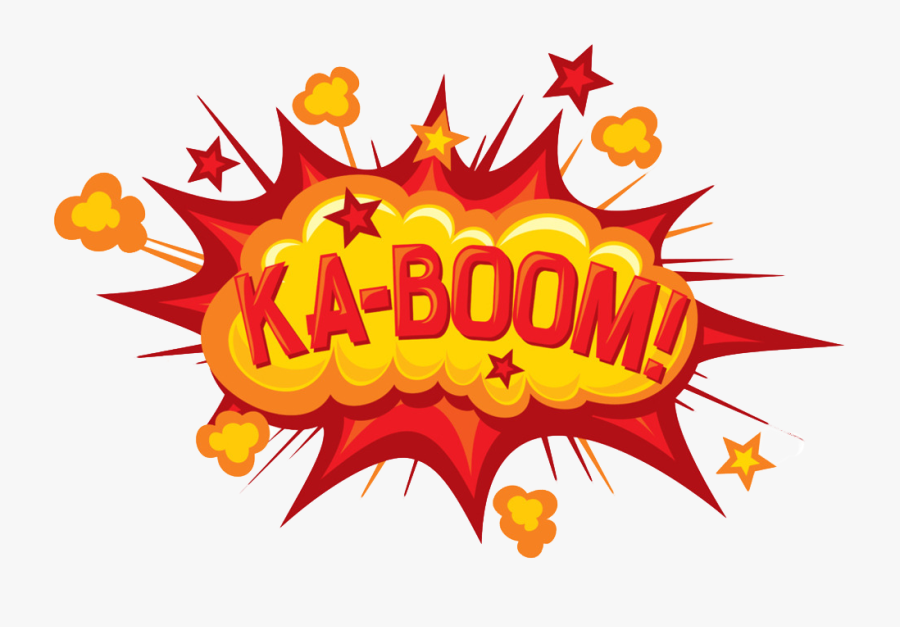 Clipart Explosion Kaboom - Explosion Cartoon, Transparent Clipart
