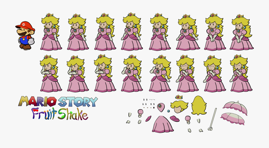 Transparent Boom Clipart - Princess Peach Paper Mario, Transparent Clipart