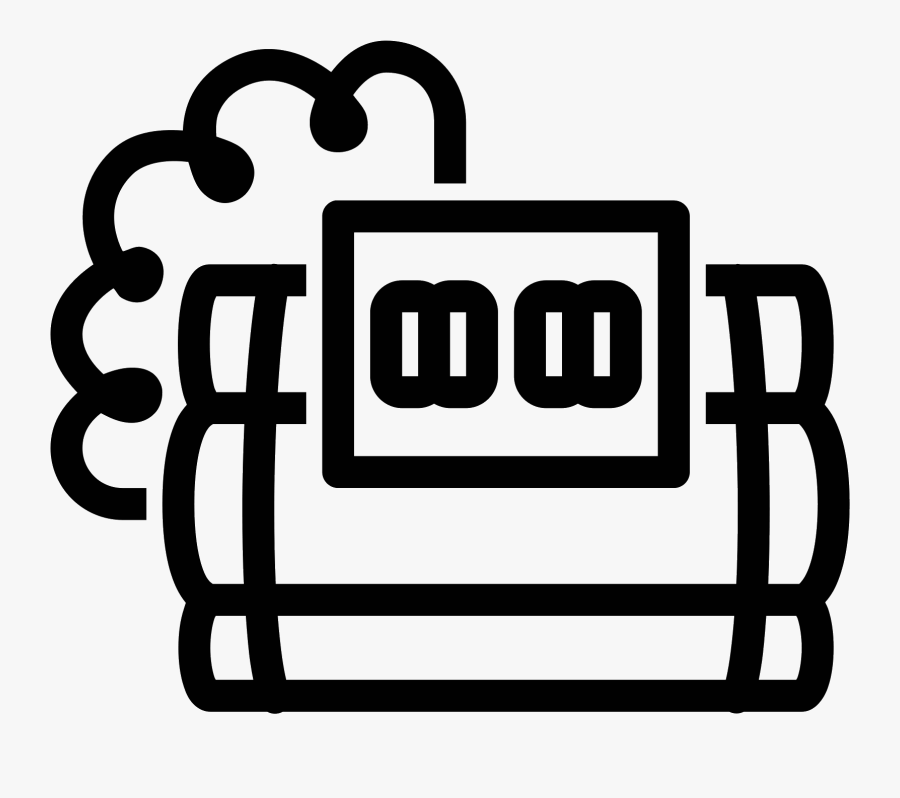 There Is A Bomb - Icon, Transparent Clipart
