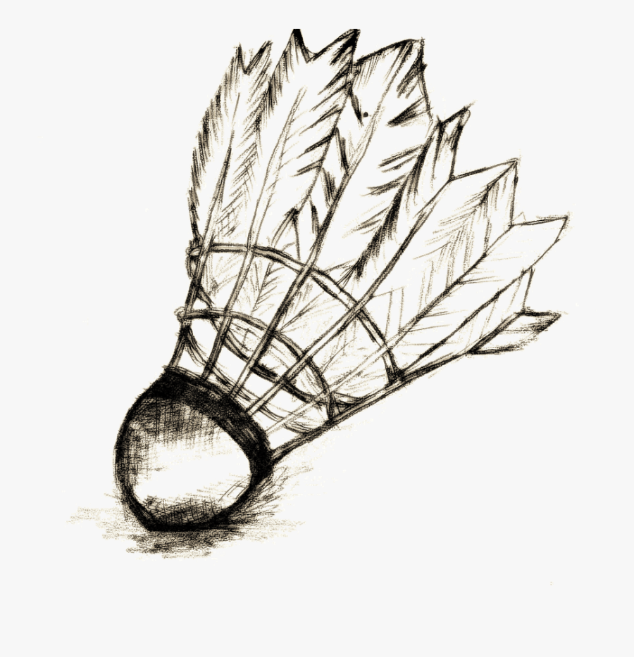 15 Badminton Drawing Sketch For Free Download On Mbtskoudsalg - Sports That I Love Drawing, Transparent Clipart
