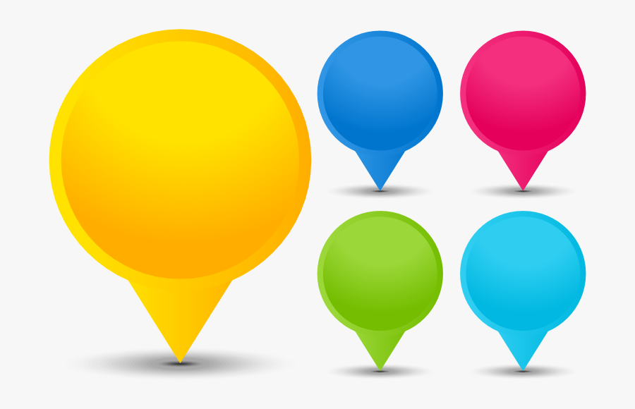 Map - Icon - Vector - 구글 맵 마커 아이콘, Transparent Clipart