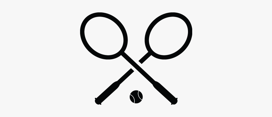 Badminton Clipart Outdoor Game Badminton - Circle, Transparent Clipart
