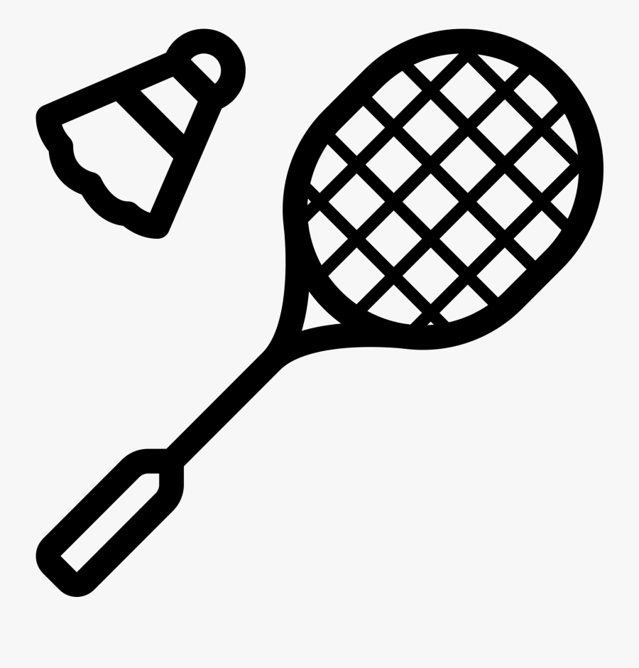Badminton Icon, Transparent Clipart