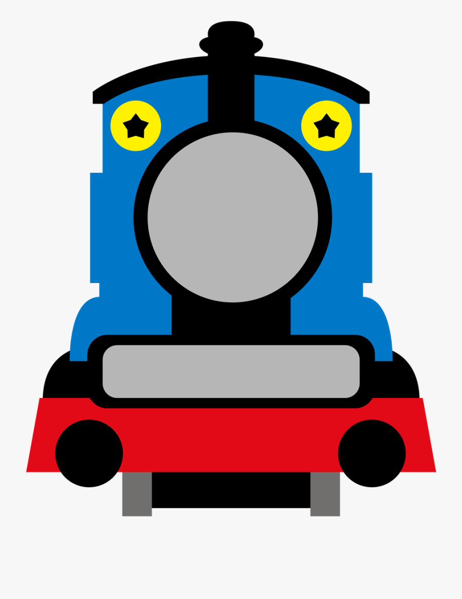 Thomas Clipart All Aboard - Train Birthday Clipart, Transparent Clipart