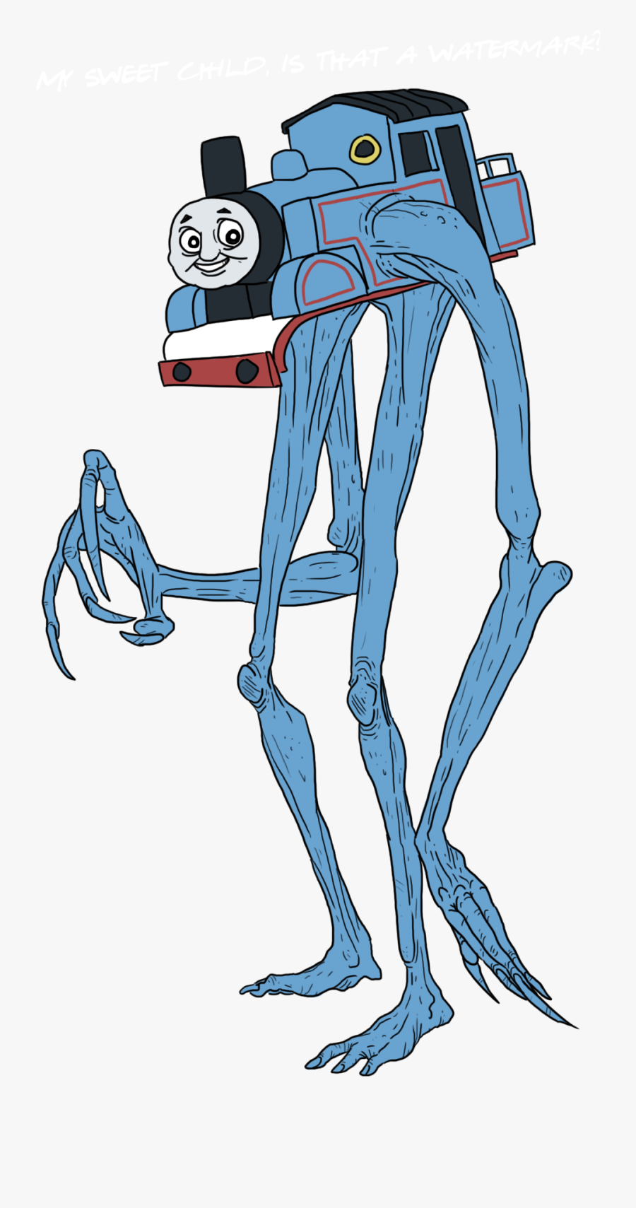 When You"re Enjoying A Dump But Then See An Ifunny - Haunted Thomas The Tank Engine, Transparent Clipart