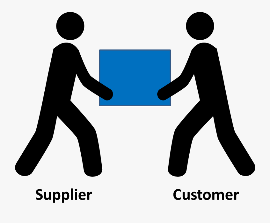 Collection Of Free Customer - Supplier And Customer Icon, Transparent Clipart