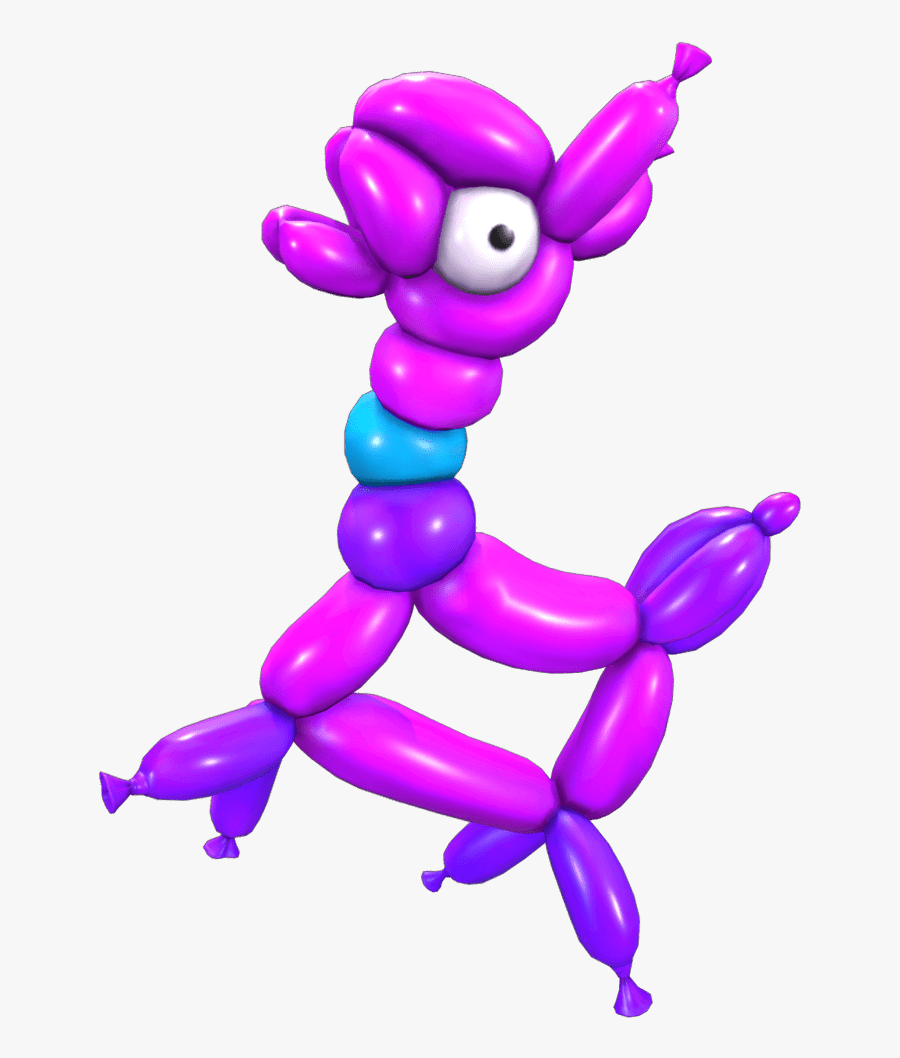 Balloon Llama Back Bling - Cartoon, Transparent Clipart
