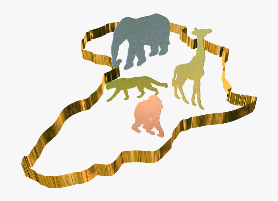 Hand Drawn Woodland Animals Clipart, Forest Animals - Dog Catches Something, Transparent Clipart