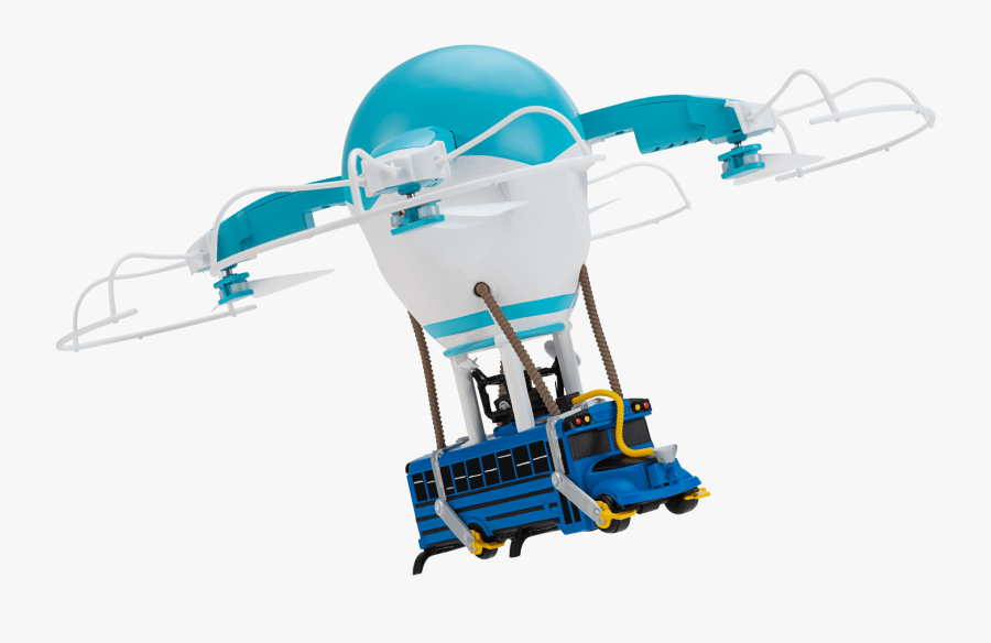 Fortnite Battle Bus Drone Revealed - Fortnite Battle Bus Drone, Transparent Clipart