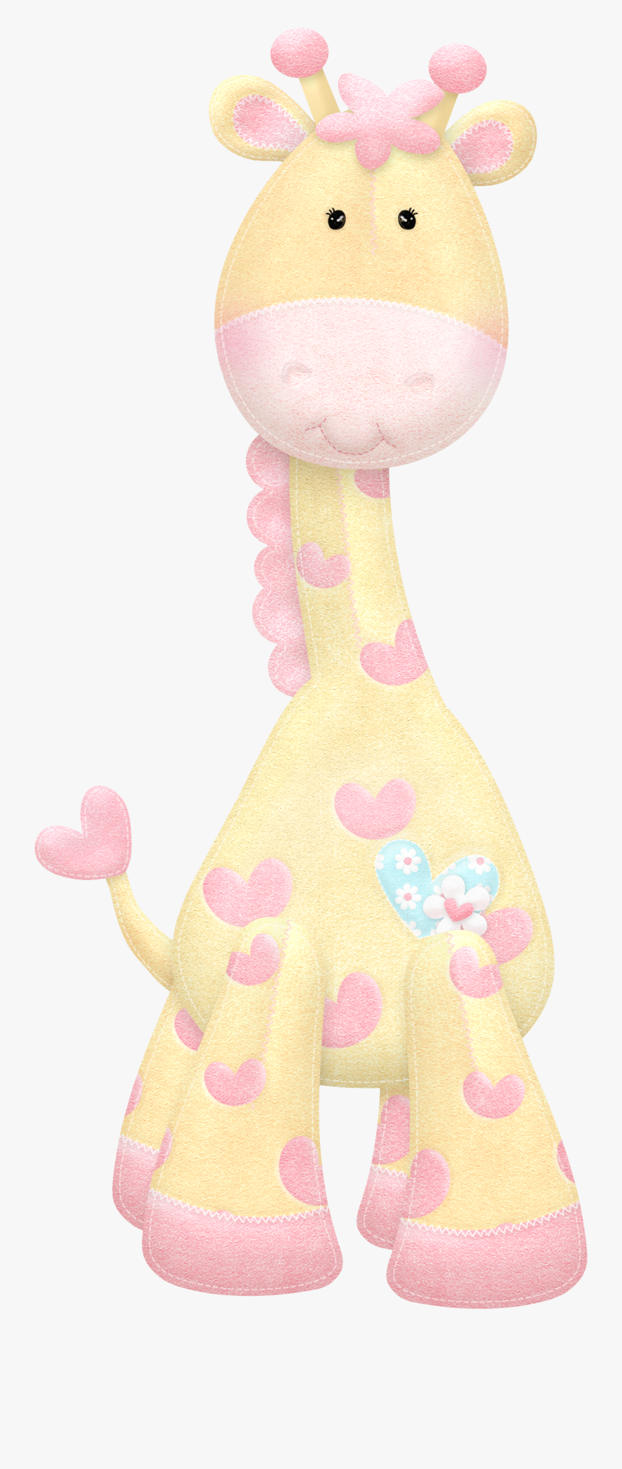 Baby Girl Giraffe Clipart, Transparent Clipart