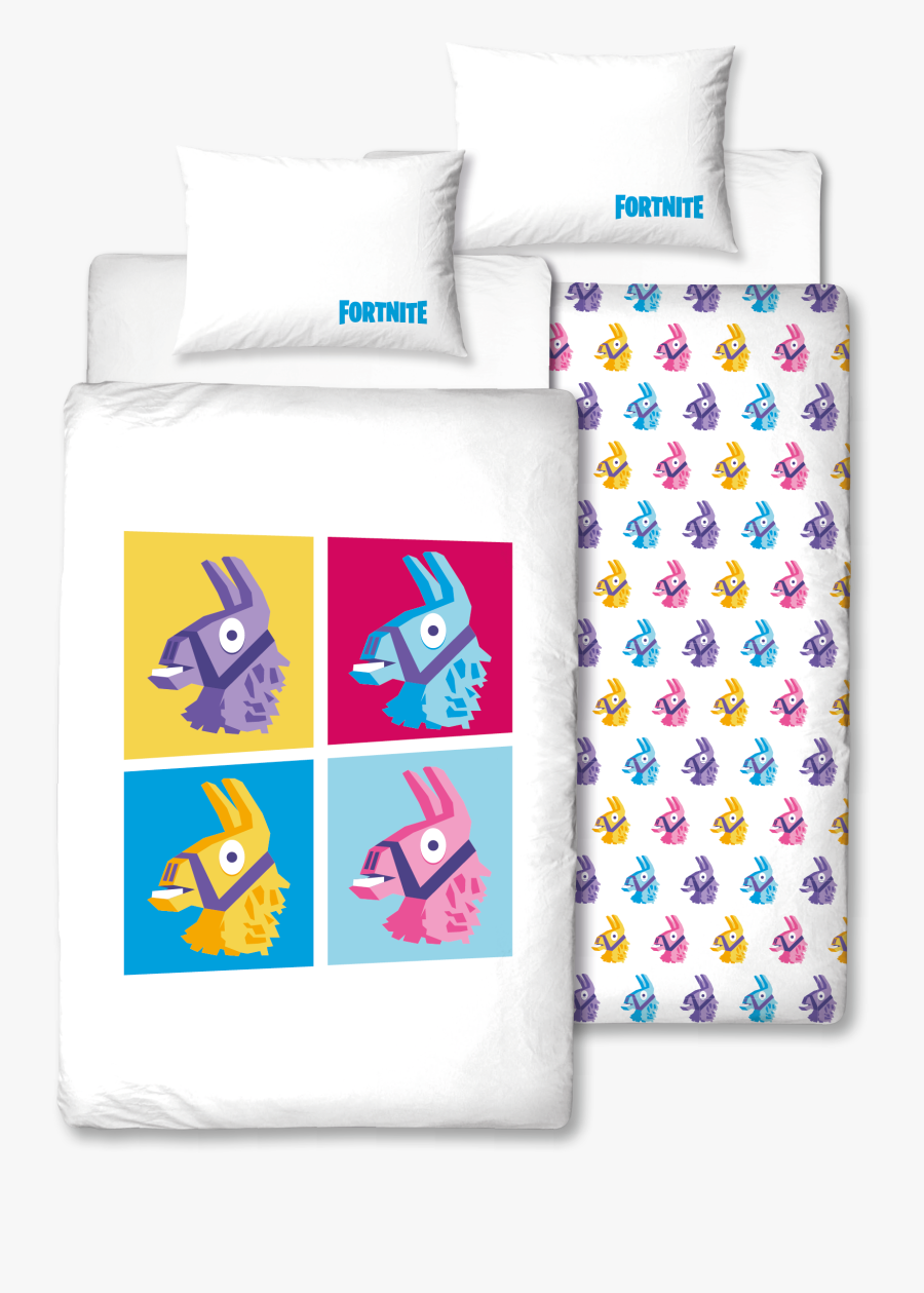 Fortnite Llama Single Duvet Reversible Duvet Duvet - Fortnite Llama, Transparent Clipart