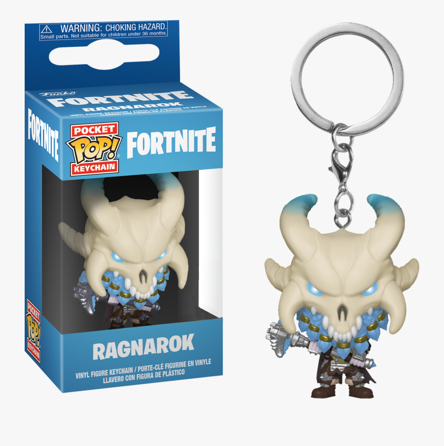 Ragnarok Pocket Pop Vinyl Keychain - Fortnite Ragnarok Funko Pop Keychain, Transparent Clipart