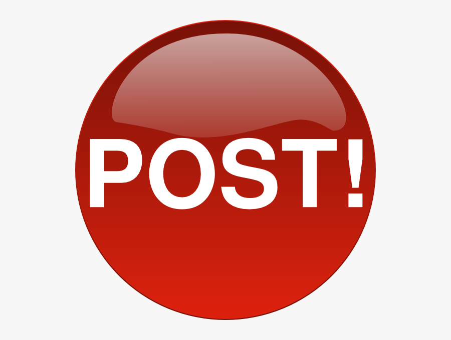 Post Button Svg Clip Arts - Post Button Png, Transparent Clipart