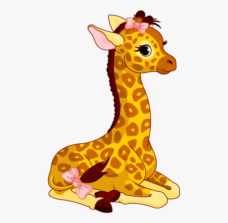 Baby Giraffe Stickers Cartoon Baby Giraffe , Free Transparent Clipart