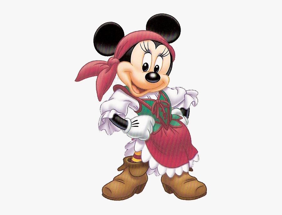 Minnie Mouse Pirate Clipart, Transparent Clipart