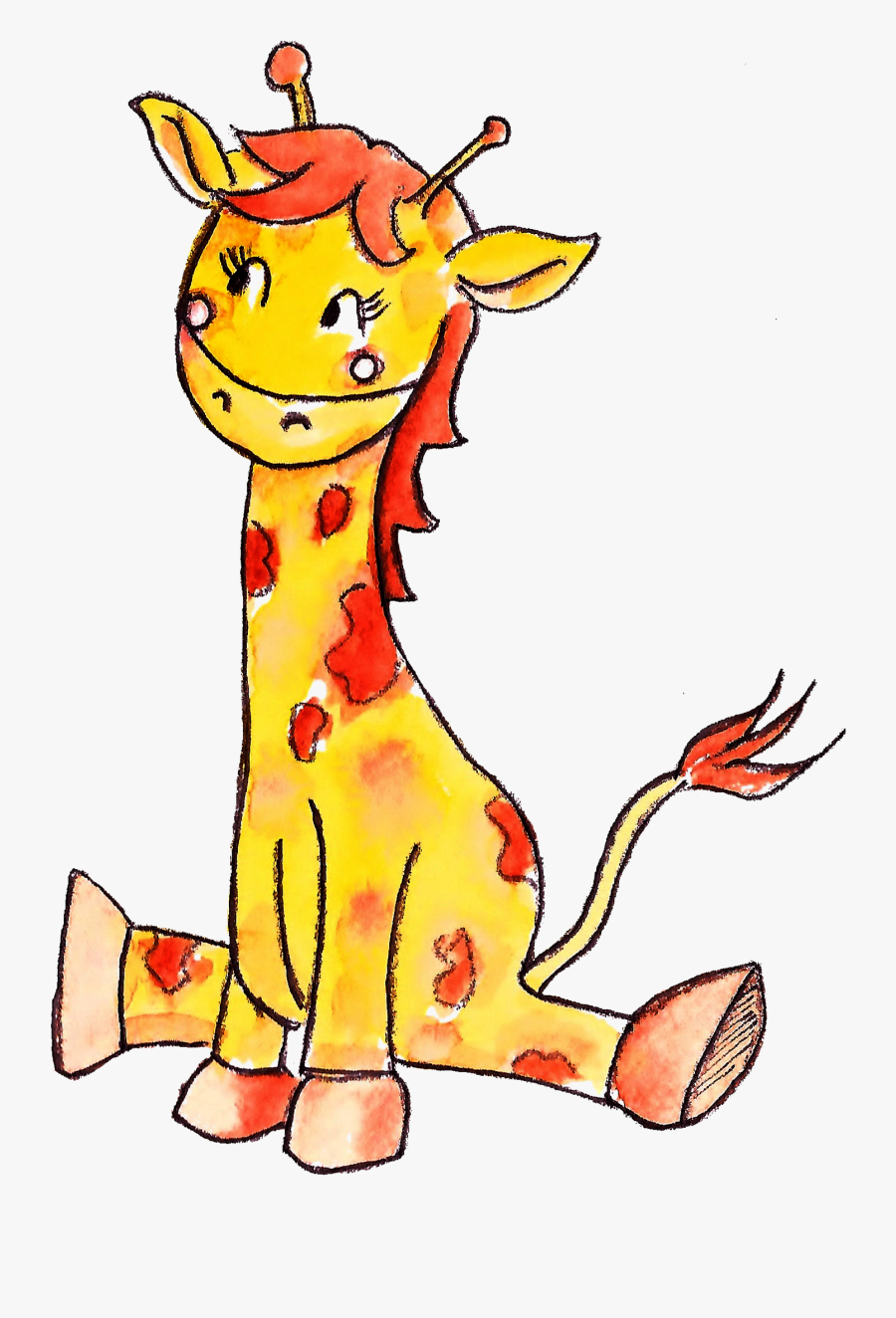 Giraffe Png Baby Shower - Portable Network Graphics, Transparent Clipart