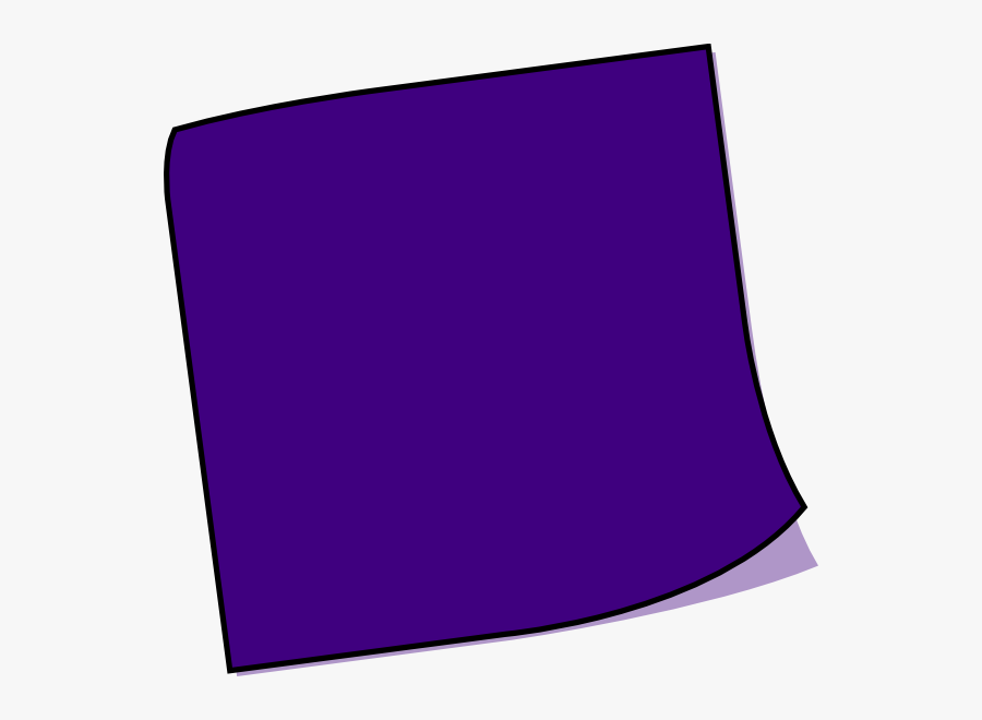 Dark Blue Sticky Clip Art At Clker - Navy Blue Sticky Note, Transparent Clipart