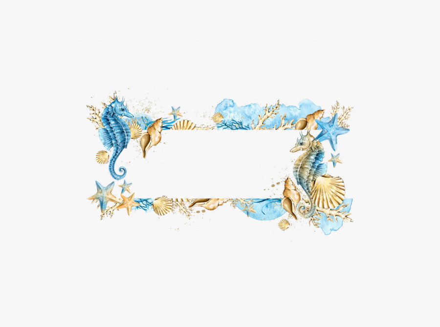 Transparent Under The Sea Border Clipart - Starfish Border Clipart, Transparent Clipart