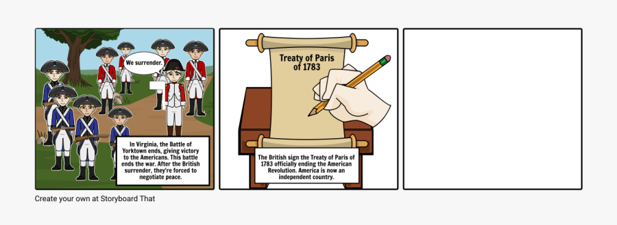 End Of American Revolution Comic, Transparent Clipart