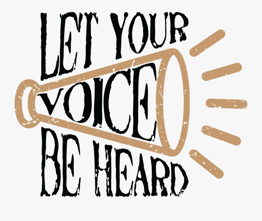 Let Your Voice Be Heard Clipart, Transparent Clipart