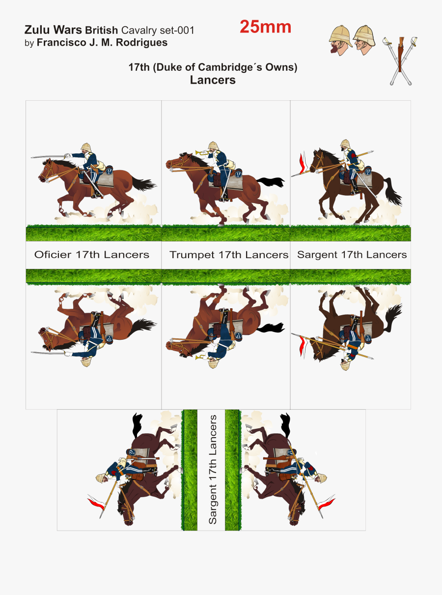 Zulu Wars - British Cavalry Lance Zulu War, Transparent Clipart