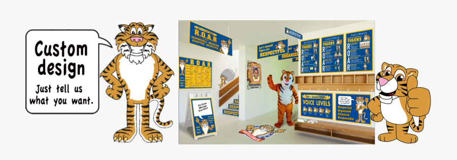 Image Transparent Library Tiger Cub Mascot Junction - Mascot Junction Tiger, Transparent Clipart