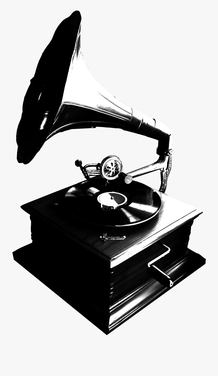 Gramophone Illustration - Transparent Gramophone Png, Transparent Clipart