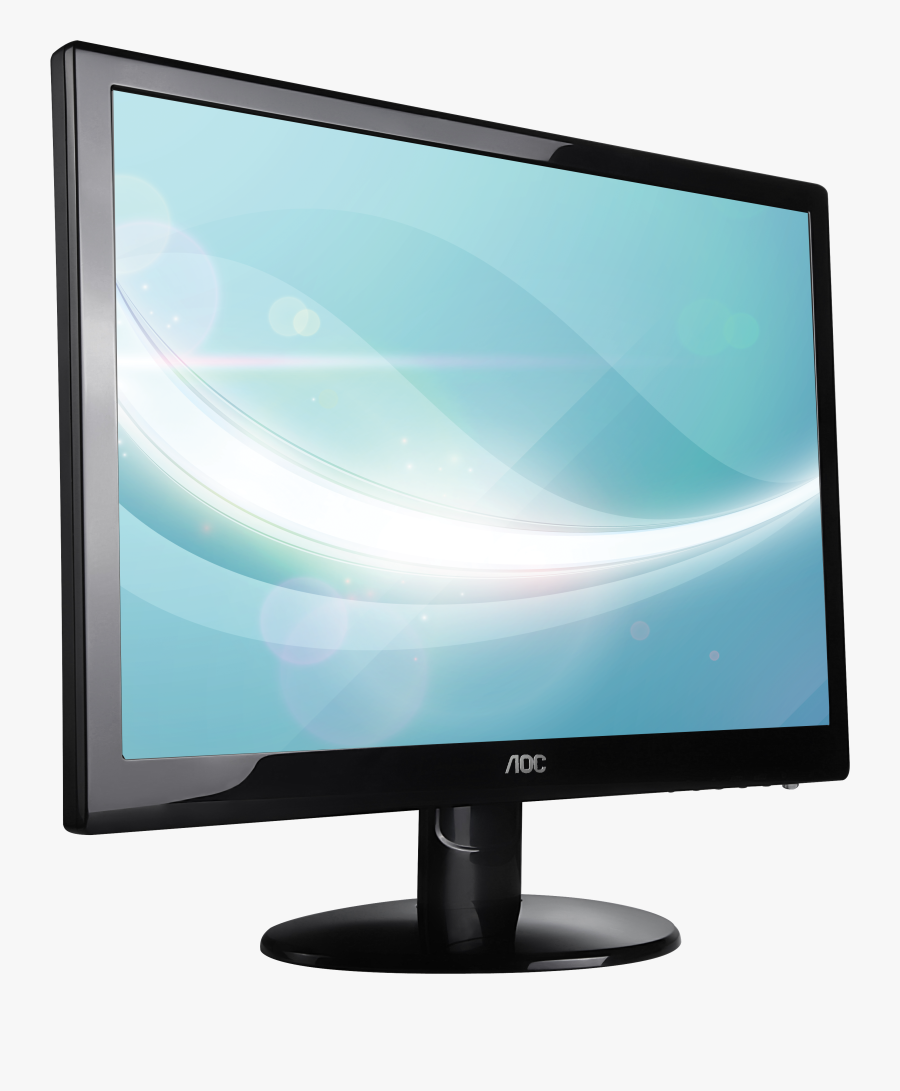 Computer Monitor Png Clipart - Lcd Monitor Transparent Background, Transparent Clipart