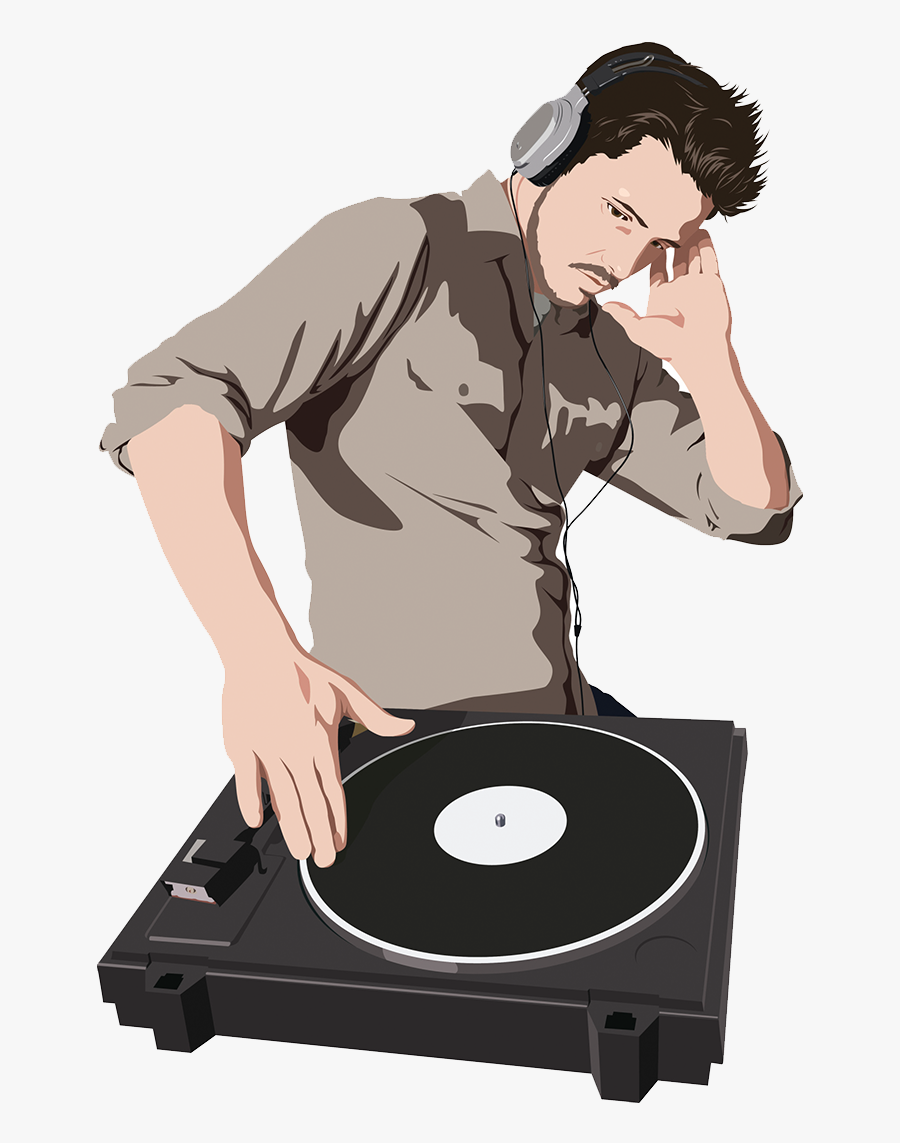 Disc Jockey Mixing Console - Dj Party, Transparent Clipart
