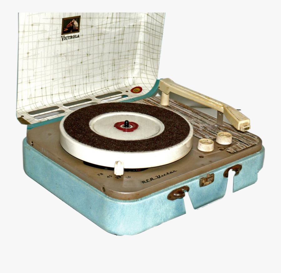 Art Vintage Aesthetic Record Recordplayer 60s 50s 40s - 60s Record Player Png, Transparent Clipart
