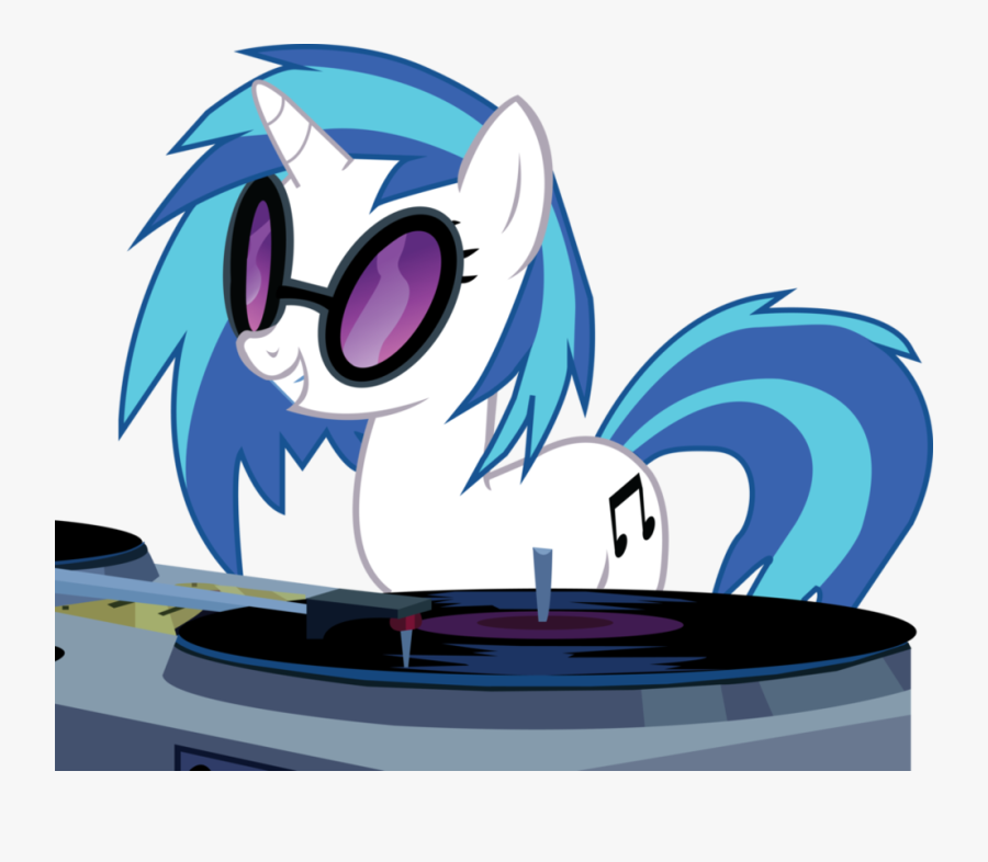 Vinyl Scratch - Dj Pon 3, Transparent Clipart