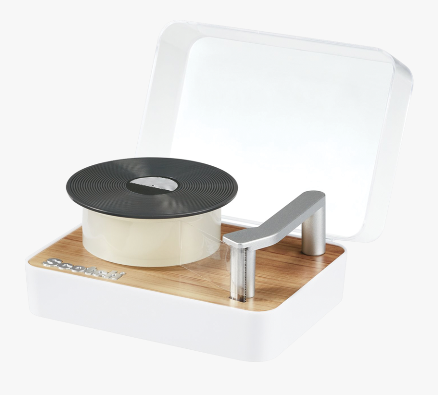 Scotch Record Player Tape Dispenser - Coffee Table, Transparent Clipart