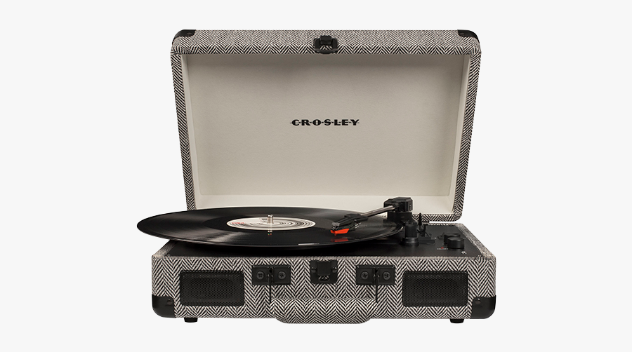 Record Clipart Turntable - Grey Crosley Record Players, Transparent Clipart
