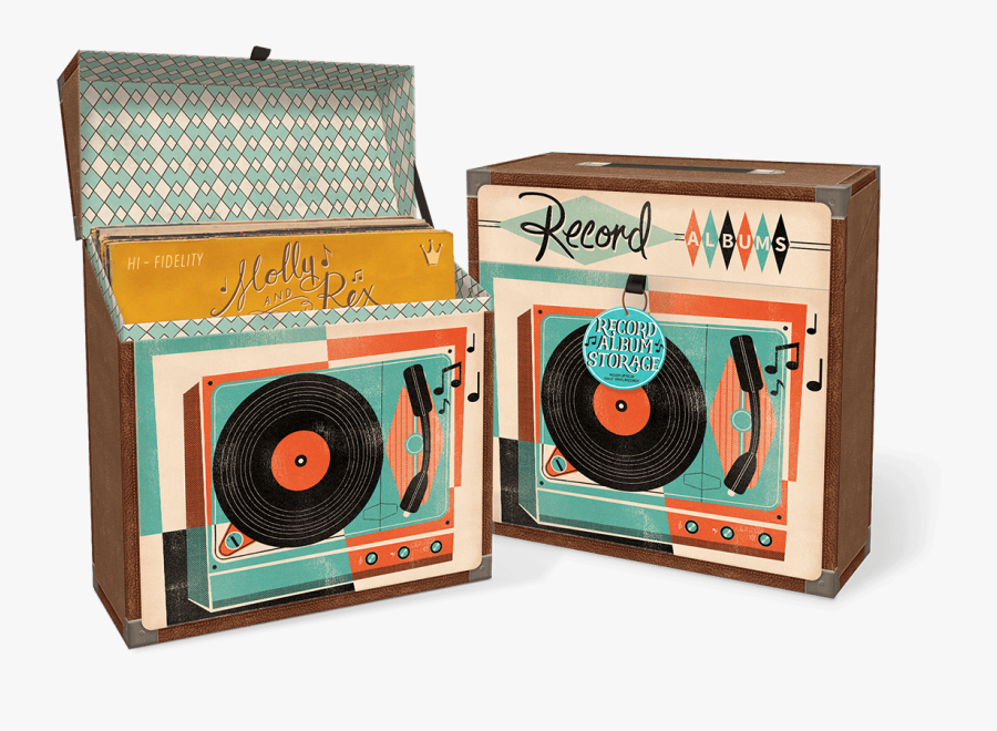 Vw Bus Record Player - Schallplatten Box, Transparent Clipart