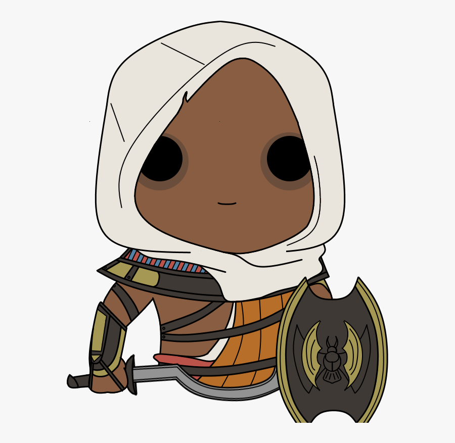 Vinyl Drawing Gramophone Record Huge Freebie Download - Assassins Creed Origins Funko Pop, Transparent Clipart