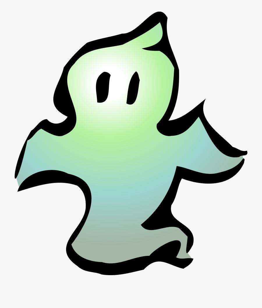 Ghost Vector Clipart Clip Art Ghosts - Green Ghost Png, Transparent Clipart