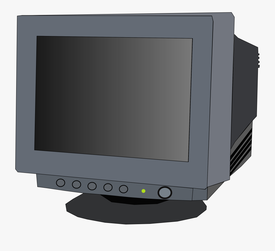 Monitor - Clipart - Monitor Crt Png, Transparent Clipart