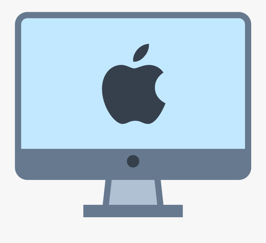 Monitor Clipart Simple Computer - Apple Macbook Clipart, Transparent Clipart