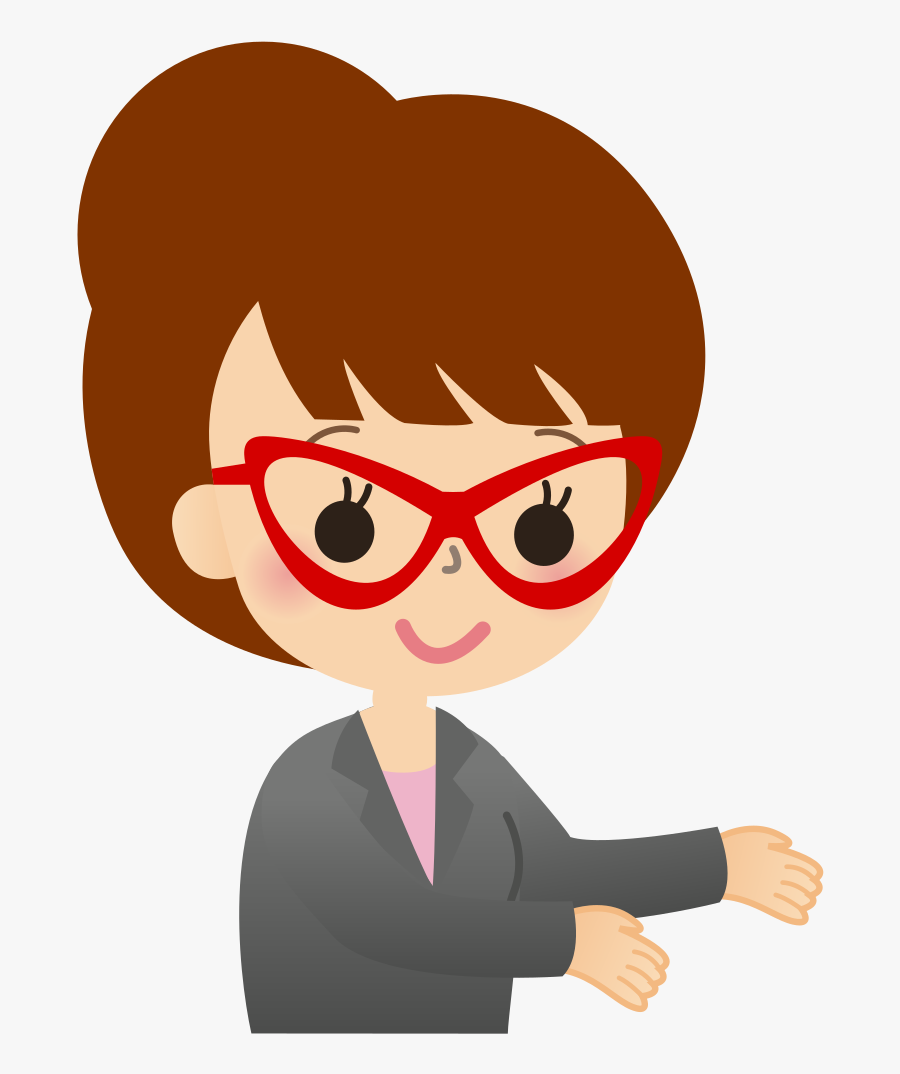 Library White Drawing Free - Cartoon Librarian, Transparent Clipart