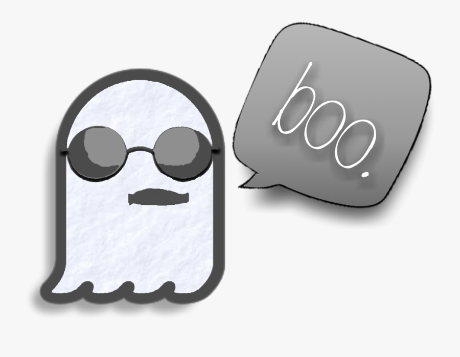 Transparent Halloween Ghost Clipart Black And White, Transparent Clipart