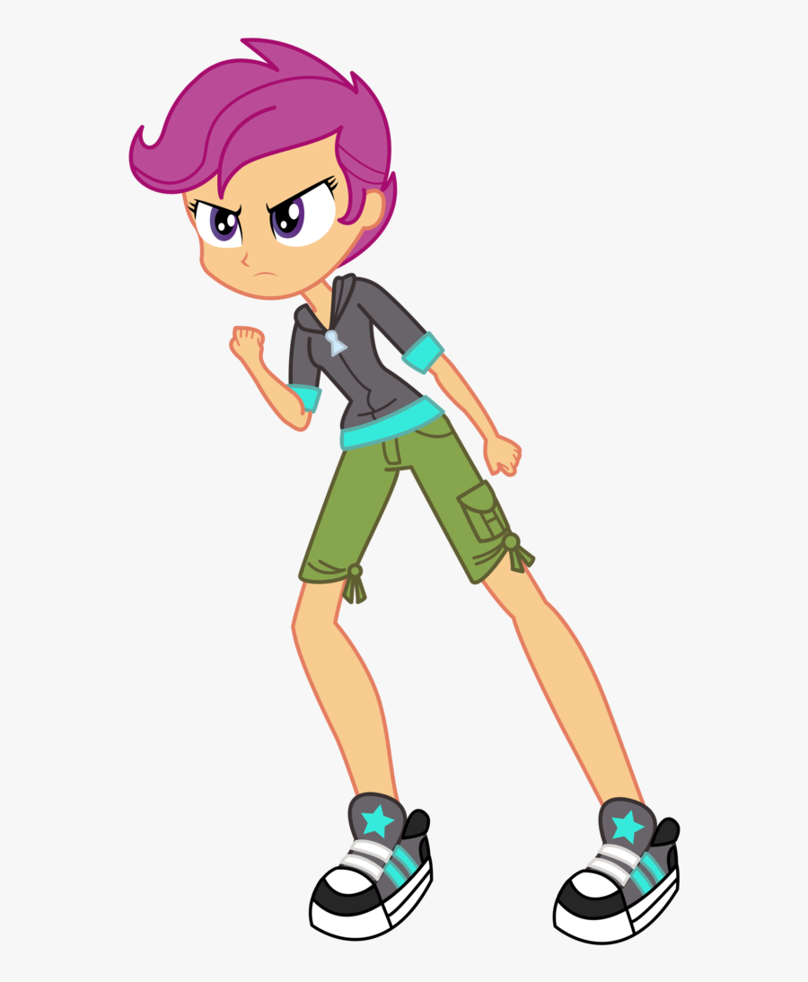 This Means War - My Little Pony Equestria Girls Scootaloo, Transparent Clipart