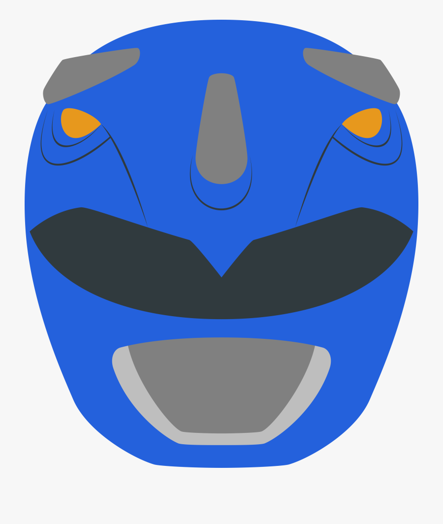 Power Rangers Png - Cartoon Power Ranger Helmet, Transparent Clipart